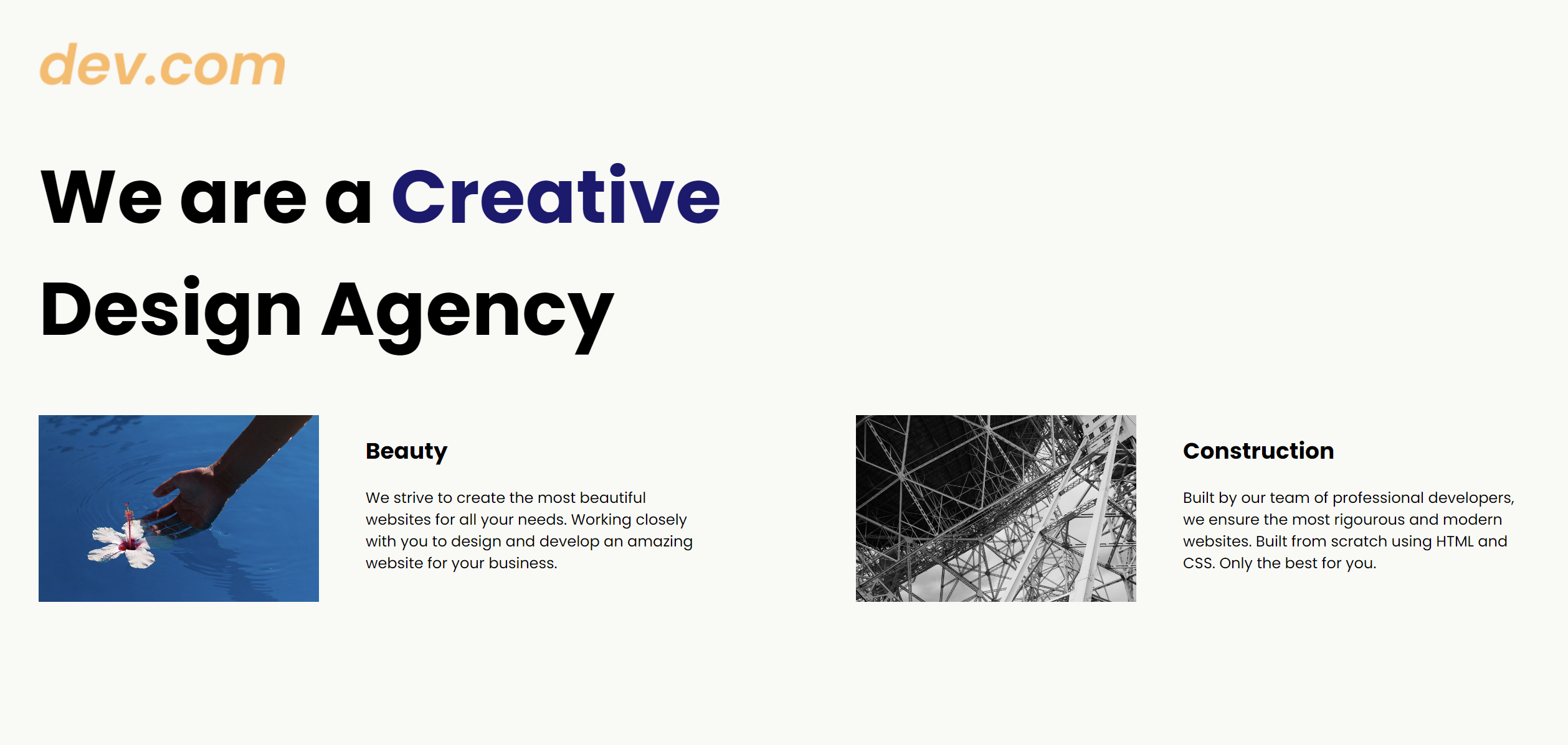 Web Design Agency Project